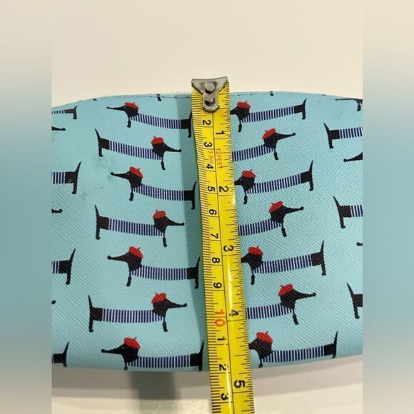 French Beret Dachshund Pencil Case Makeup Tote Travel by Danielle Creations - Picture 7 of 8